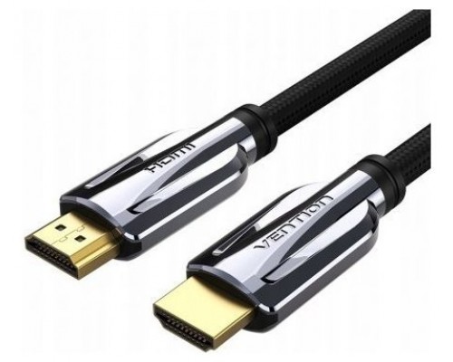 CABLE HDMI V2.1 8K M-M 1 M TRENZADO NEGRO/GRIS VENTION