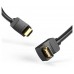 CABLE HDMI V2.0 4K M-M ACODADO 1 M NEGRO VENTION