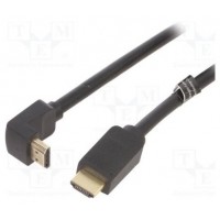 CABLE HDMI V2.0 4K M-M ACODADO 1.5 M NEGRO VENTION