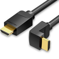 CABLE HDMI V2.0 4K M-M ACODADO 90º 1 M NEGRO VENTION-2AA CABLE HDMI V2.0 4K M-M ACODADO 90º 1 M NEGRO VENTION