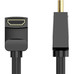 CABLE HDMI V2.0 4K M-M ACODADO 90º 1 M NEGRO VENTION-AA2 CABLE HDMI V2.0 4K M-M ACODADO 90º 1 M NEGRO VENTION
