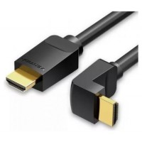 CABLE HDMI V2.0 4K M-M ACODADO 90º 2 M NEGRO VENTION