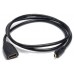 CABLE ALARGADOR MICROHDMI 4K M-H 1 M NEGRO VENTION