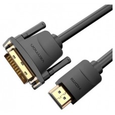 CONVERSOR DVI/M A HDMI/M 1 M NEGRO VENTION