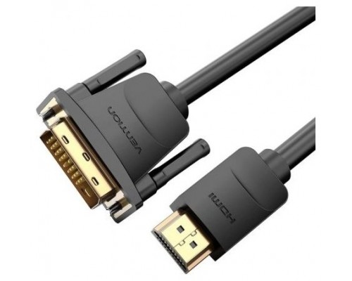 CONVERSOR DVI/M A HDMI/M 1 M NEGRO VENTION