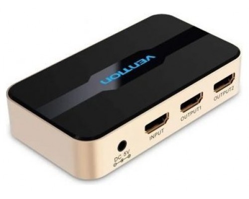 DUPLICADOR 2xHDMI/H-HDMI/M NEGRO VENTION