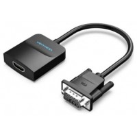 CONVERSOR VGA A HDMI 0.15 M NEGRO VENTION