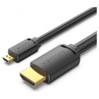 CABLE 2.0 4K HDMI/M A MICRO HDMI/M 1.5 M AWG34 NEGRO VENTION