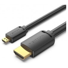 CABLE 2.0 4K HDMI/M A MICRO HDMI/M 1.5 M AWG34 NEGRO VENTION