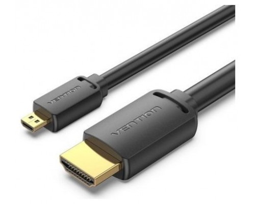 CABLE 2.0 4K HDMI/M A MICRO HDMI/M 1.5 M AWG34 NEGRO VENTION