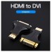 ADAPTADOR HDMI/M A DVI/H (24+5) NEGRO VENTION