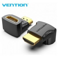 ADAPTADOR 4K 90º ACODADO HDMI/M A HDMI/H NEGRO VENTION