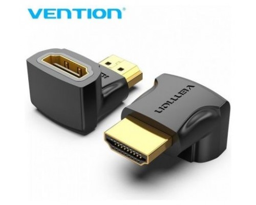 ADAPTADOR 4K 90º ACODADO HDMI/M A HDMI/H NEGRO VENTION