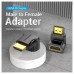 ADAPTADOR 4K 90º ACODADO HDMI/M A HDMI/H NEGRO VENTION