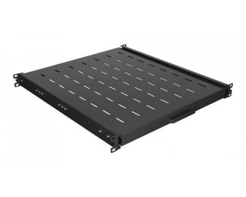 BANDELA LANBERG DESLIZANTE 1U 445X500MM HASTA 35KG RACK 19" NEGRO