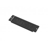 PANEL CEPILLO PASACABLES LANBERG PARA RACK 10" NEGRO
