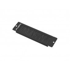 PANEL CEPILLO PASACABLES LANBERG PARA RACK 10" NEGRO
