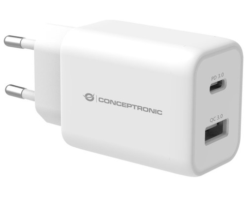 Cargador conceptronic carga rapida pd 1-MR12 Cargador conceptronic carga rapida pd 1