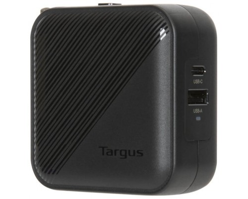 CARGADOR PORTATIL TARGUS 65 W GAN CHARGER - MULTI PORT - WITH TRAVEL ADAPTERS