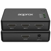 Approx HDMI Switch 4K HDMI 3 Puertos 4K/30HZ-6IA Approx HDMI Switch 4K HDMI 3 Puertos 4K/30HZ