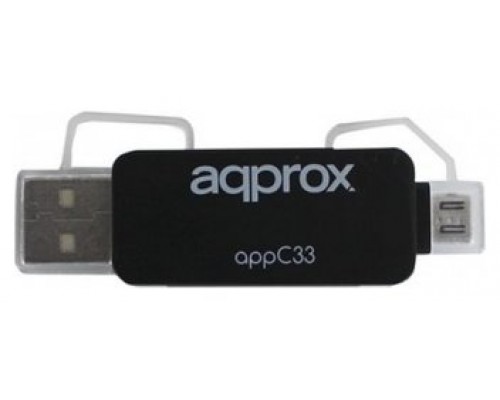 ADAPTADOR MICRO SD/SD/MMC  A USB/MICRO USB APPROX