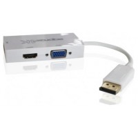 ADAPTADOR DISPLAYPORT A HDMI/VGA/DVI 4K APPROX