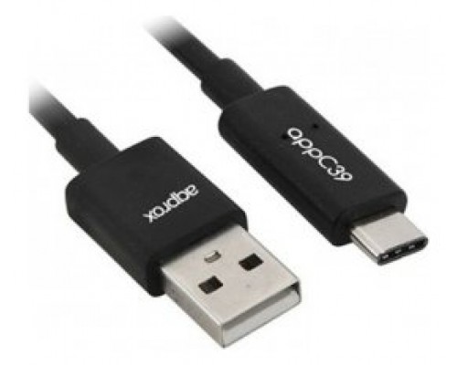 CABLE USB 2.0  A USB TYPE-C CONECTORES METALICOS APPROX