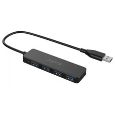 HUB 4 PUERTOS USB 3.0 NEGRO APPROX