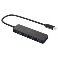 HUB 4 PUERTOS USB 3.0 A TYPE-C NEGRO APPROX