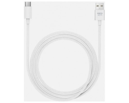 CABLE USB A TYPE-C 1M BLANCO APPROX