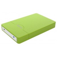 CAJA EXTERNA USB 2.5"" SATA SCREWLESS VERDE APPROX