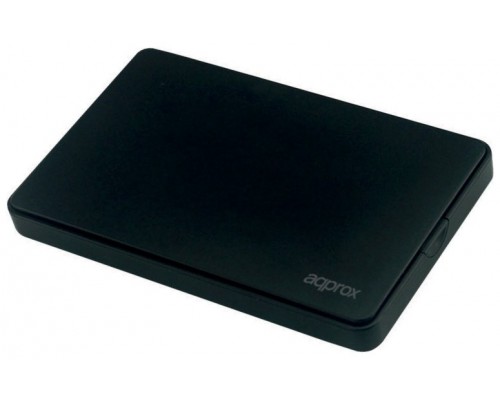 CAJA EXTERNA USB 2.5"" SATA SCREWLESS NEGRO APPROX