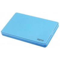 CAJA EXTERNA USB 2.5"" SATA SCREWLESS AZUL CLARO APPROX