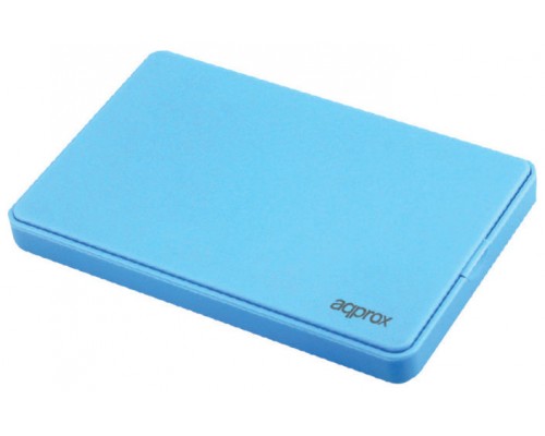 CAJA EXTERNA USB 2.5"" SATA USB 3.0 SCREWLESS AZUL CLARO APPROX