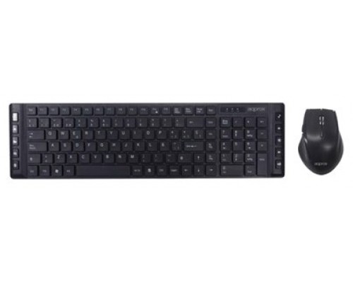 TECLADO WIRELESS + RATON OPTICO MX430 NEGRO APPROX