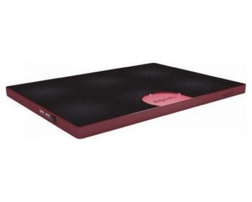 LAPTOP COOLER PAD 2 FAN/2USB ROJO APPROX