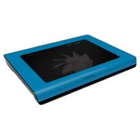 LAPTOP COOLER PAD 14"" 2 LEDS AZUL APPROX