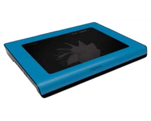 LAPTOP COOLER PAD 14"" 2 LEDS AZUL APPROX