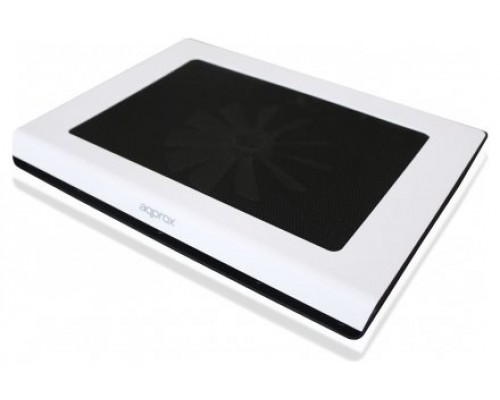 LAPTOP COOLER PAD 14"" 2 LEDS BLANCO APPROX