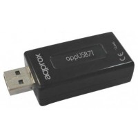 TARJETA SONIDO 7.1 USB + VOLUME APPROX