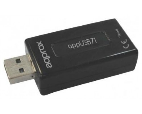 TARJETA SONIDO 7.1 USB + VOLUME APPROX