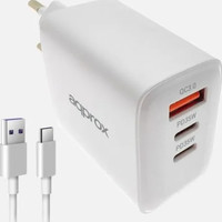 APPROX Cargador Rápido USB-A & USB-C 35W + Cable-6IA APPROX Cargador Rápido USB-A & USB-C 35W + Cable