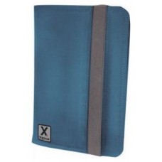 FUNDA UNIVERSAL TABLET 7"" NYLON AZUL + SOPORTE APPROX