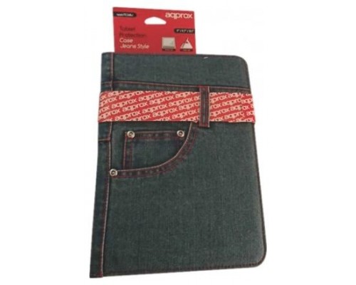 FUNDA UNIVERSAL TABLET  9"" A 10.1"" NYLON AZUL JEANS APPROX