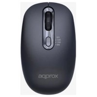RATON OPTICO XM200 WIRELESS NEGRO APPROX