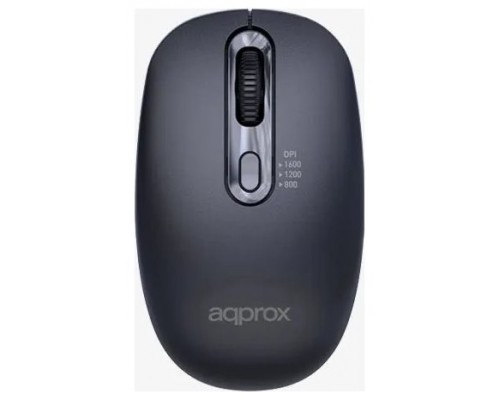 RATON OPTICO XM200 WIRELESS NEGRO APPROX