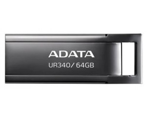 ADATA Lapiz USB UR340 64GB USB 3.2 Metal Black