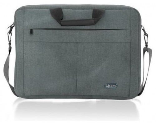 MALETIN AISENS PREMIUM PARA PORTATIL 15,6" GRIS