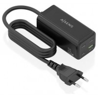 CARGADOR GAN AISENS SOBREMESA 100W 3XUSB-C PD3.0 QC4.0 QC5.0 USB-A QC3.0