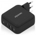 CARGADOR AISENS GAN 140W 2XUSB-C PD3.1 QC4.0 1XUSB-A QC3.0 NEGRO